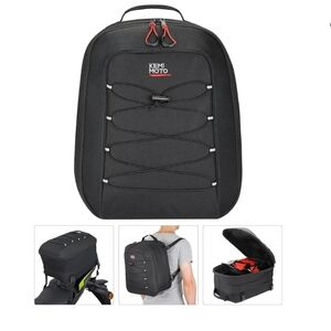 KEMIMOTO Motorcycle Tail Bag, Dual Use Rear Seat Bag, Motorbike Helmet Bag NWOT